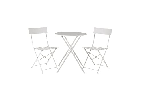 Venture Home Marseille Foldable Steel Bistro Set - Grey von Venture Home