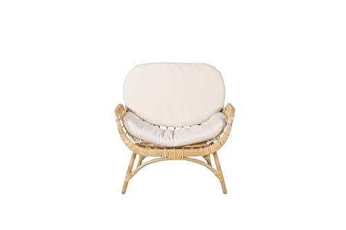 Venture Home Moana Lounge Chair- Bamboo/White Cushion von Venture Home