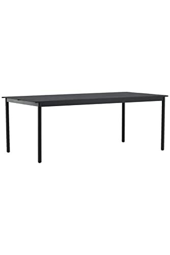 Venture Home Modena-Dining Table-Black-Aluminium-200100cm Table, Black, 200x100 von Venture Home