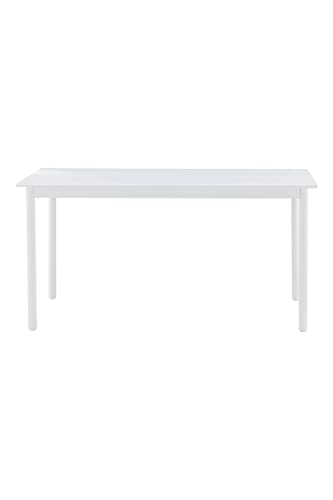 Venture Home Modena-Dining Table-White-Aluminium-150100cm Table, White, 150x90 von Venture Home