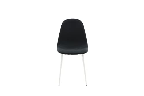 Venture Home Polar Dining Chair Legs Fabric, Black,White, 538744 von Venture Home