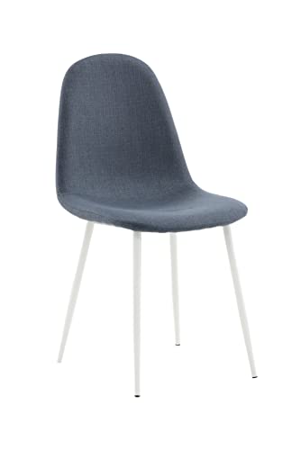 Venture Home Polar Dining Chair Legs Fabric, Blue,White, 538744 von Venture Home