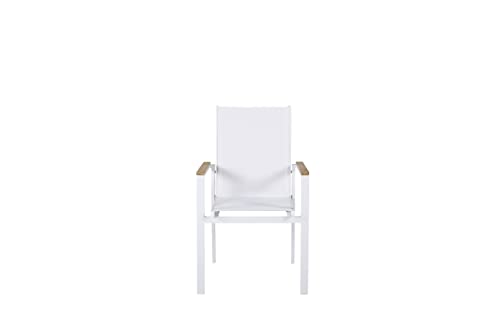 Venture Home Texas - Chair (Stackable) - White/Teak, Box von Venture Home