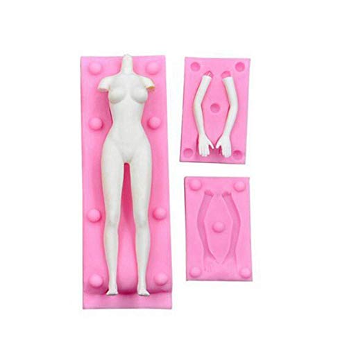 3D ganzen Körper Modelle Silikonform , für Fondant, Schokolade, Gelee, Kuchen Dekoration, Kuchendekoration, Backwerkzeug, DIY Ton, Gips, Spielzeug, Formen für den menschlichen Körper Female Model von Venus valink