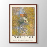 Claude Monet Kunstdruck | Gemälde, Wandkunst, Gans Drucke, Ausstellung Kunst, Bauernhaus Dekor, Moderne Wohnkultur von VenusseArt