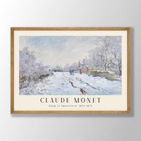 Claude Monet Kunstdruck | Gemälde, Wandkunst, Jugendstil Drucke, Ausstellung Kunst, Bauernhaus Dekor, Winter Dekor von VenusseArt