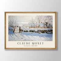 Claude Monet Kunstdruck | Gemälde, Wandkunst, Jugendstil Drucke, Ausstellung Kunst, Bauernhaus Dekor, Winter Dekor von VenusseArt