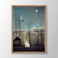 Henri Rousseau Kunstdruck | Karneval Abend 1886, Poster, Wandkunst, Housewarming Geschenkidee, Museum Ausstellung Poster von VenusseArt
