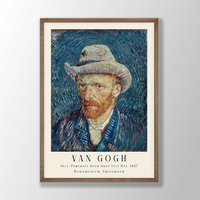 Van Gogh Druck | Selbstporträt, Poster, Museum Ausstellungsplakat, Gemälde, Wandkunst, Moderne Hauskunst Van Gogh Druck | Selbstporträt, Poster, Museum Ausstellungsplakat, Gemälde, Wandkunst, Moderne Hauskunst von VenusseArt
