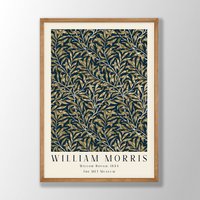 William Morris Kunstdruck | Poster, Ausstellung, Jugendstil Druck, Florale Wandkunst, Blaue Küchenkunstdruck von VenusseArt