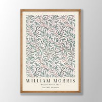 William Morris Kunstdruck | Poster, Ausstellung, Jugendstil Druck, Florale Wandkunst, Grüne Küchenkunstdruck von VenusseArt