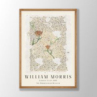 William Morris Kunstdruck | Poster, Tulpen Wandkunst, Jugendstil Druck, Tulpendruck, Blumen Küchen von VenusseArt