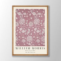 William Morris Kunstdruck | Poster, Tulpen Wandkunst, Jugendstil Druck, Tulpendruck, Blumen Küchen von VenusseArt