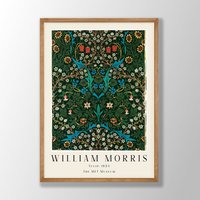 William Morris Kunstdruck | Poster, Tulpen Wandkunst, Jugendstil Druck, Tulpendruck, Blumen Küchen von VenusseArt