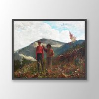 Winslow Homer Druck | Two Guides | 1877, Bauernhaus Dekor, Poster, Museumsausstellung Aquarell Malerei Winslow Homer Druck | Two Guides | 1877, Bauernhaus Dekor, Poster, Museumsausstellung Aquarell Malerei von VenusseArt