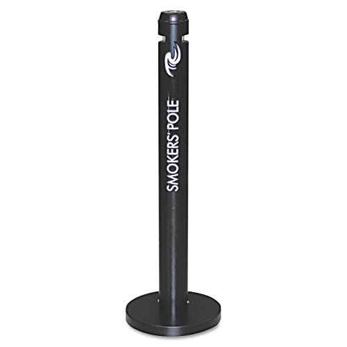 Smokers' Pole, Rubbermaid, VB 127728, Schwarz von Vepa Bins