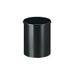 Vepa Bins Metall Abfalleimer 25,5 x 25,5 x 36 cm Schwarz von Vepa Bins