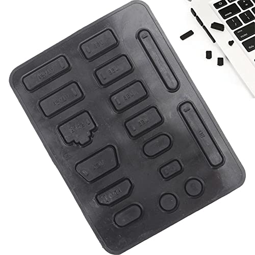 Laptop Staubdicht Stopper Staubstopfen 16pcs Universal Pc -anschluss Staubabdeckung USB -computerschnittstellen wasserdichte Abdeckung von Vepoty