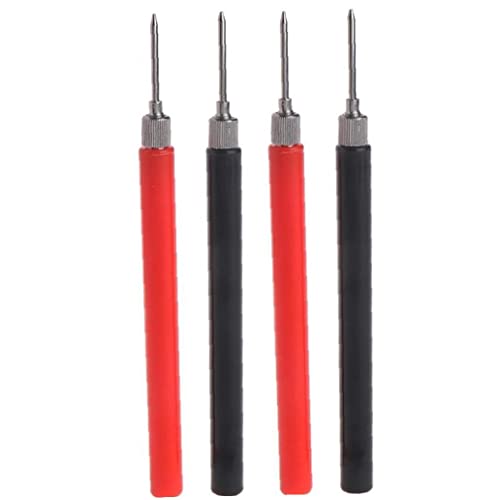 Multimeter -teststift 4pcs 2mm Multimeter Testsonden Nadelspitze Testsonden Edelstahlstift -stiftsonden Für Voltmeter von Vepoty