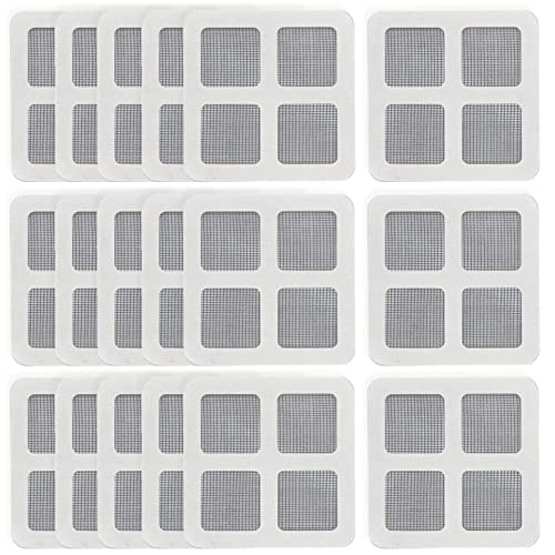 Screen Door Repair Kit 15pcs Window Screen Patch Selbstklebender Screen Mesh Repair Patch zum Abdecken von Screen Tears Holes von Vepoty