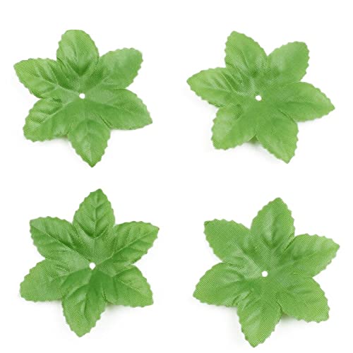 Simulation Blätter 100 Stück Gefälschte Lebensechte Blätter Künstliche Pflanzenblätter für Hochzeit Corsage Bouquet Kränze Party Decor von Vepoty