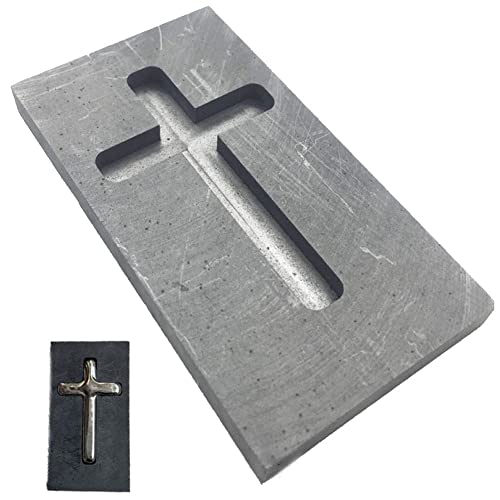 Vepoty Casting Barrenform Kreuzform Graphittiegelform Graphitform mit hoher Dichte Gold-Silber-Barrenform für Schmuckhandwerk Vepoty Casting Barrenform Kreuzform Graphittiegelform Graphitform mit hoher Dichte Gold-Silber-Barrenform für Schmuckhandwerk von Vepoty