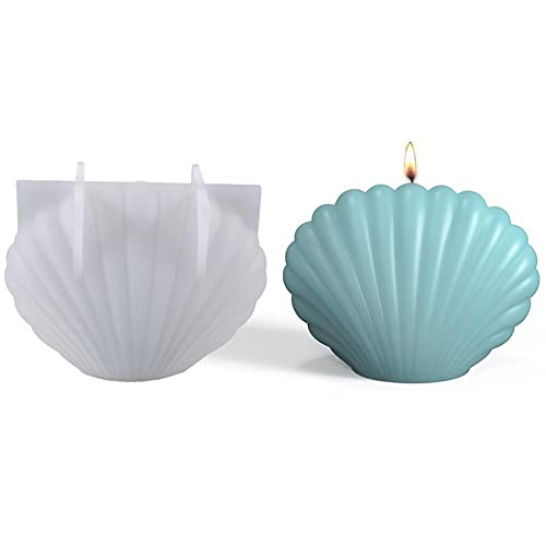 Vepoty Kerzenherstellungsform 3D-Ozean-Muschel-Silikon-Seifenform Aromatherapie-Form Home Decorating Ornaments Vepoty Kerzenherstellungsform 3D-Ozean-Muschel-Silikon-Seifenform Aromatherapie-Form Home Decorating Ornaments von Vepoty