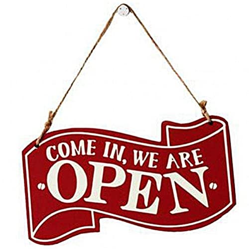 Vintage Offenes Geschlossenes Schild Hölzerne Türschild Geschäftshänge-türschild Für Kaffeebar von Vepoty