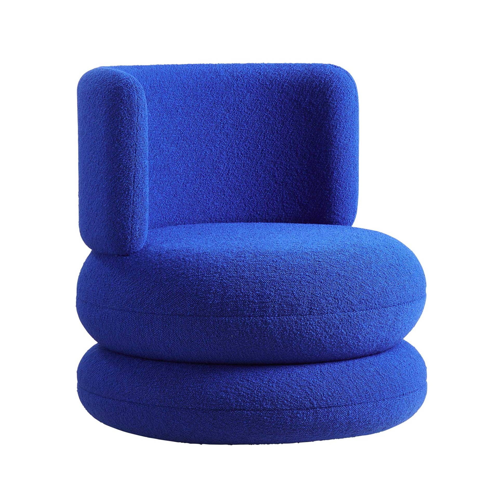 VerPan - Easy Sessel - blau/Stoff Dedar Karandash 006/HxØ 82,5x80cm von VerPan