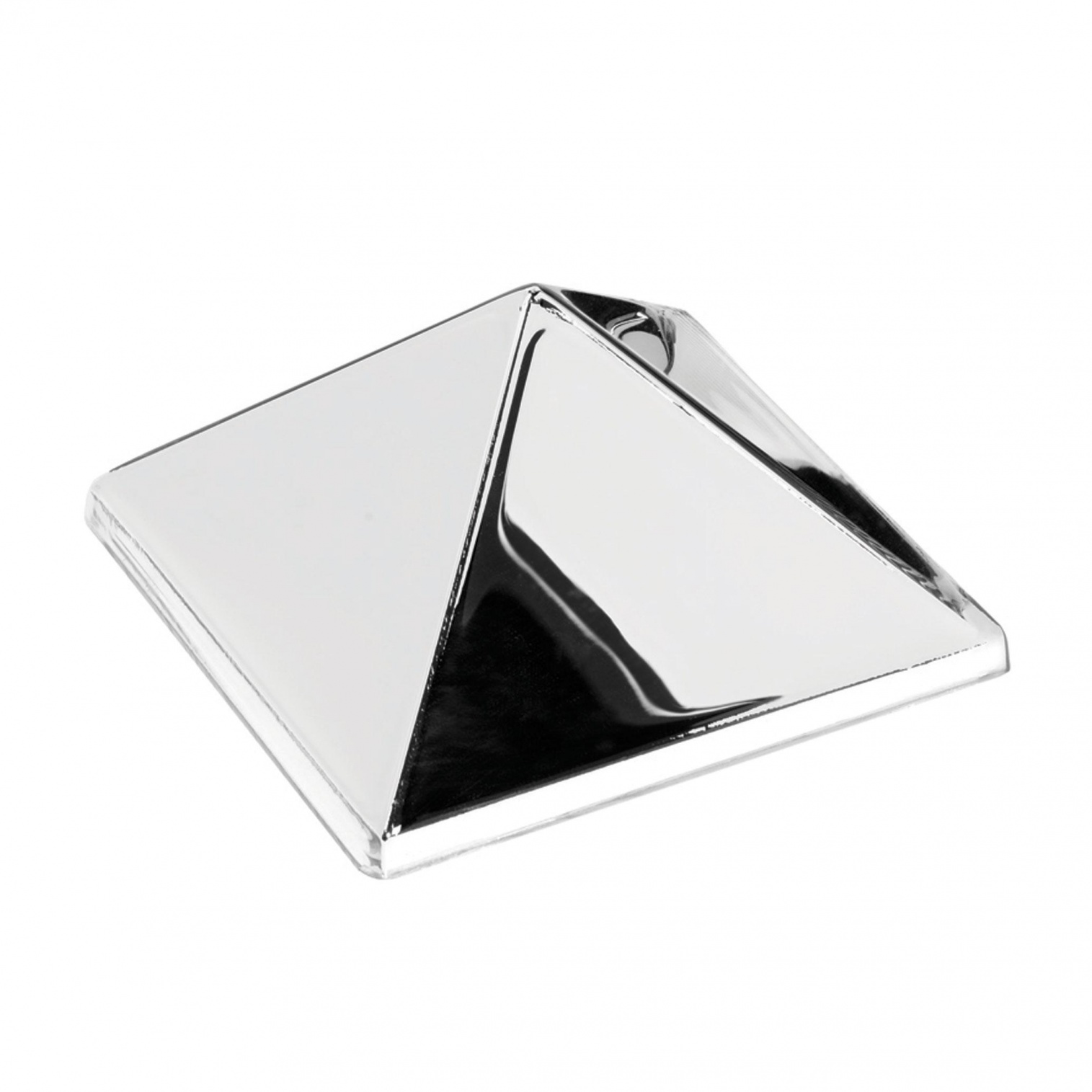 VerPan - Mirror Sculpture 1 Pyramide / Wanddekoration - silber/verspiegelt/LxBxH 48x48x27cm von VerPan