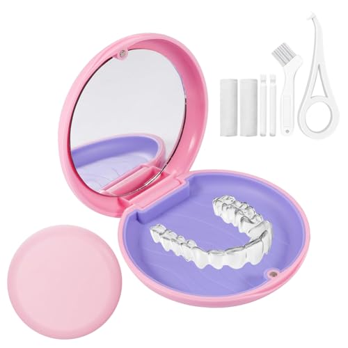 Verazquy Retainer Case - Slim Aligner Cases for Invisalign Denture Case Mouthguard Case with Removal Tools, Chewies Brush for False Teeth Storage Orthodontic Dental Retainer Verazquy Retainer Case - Slim Aligner Cases for Invisalign Denture Case Mouthguard Case with Removal Tools, Chewies Brush for False Teeth Storage Orthodontic Dental Retainer von Verazquy