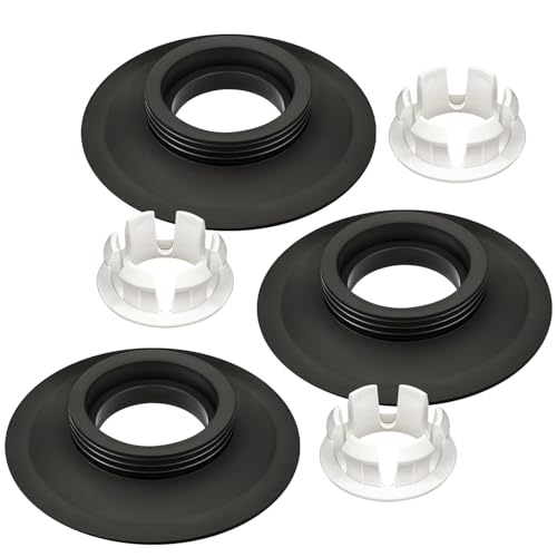 Verazquy Spülventildichtung und Clip für WC-Spülkasten, WC-Spülsystem, Ventil-Clip, kompatibel mit Spülkasten, verbessertes Silikon, materialspezifisch, 3 Stück von Verazquy