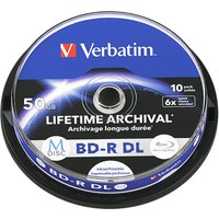 Verbatim Blu-Ray Bd-R DL 50GB Spindel von Verbatim