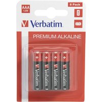 1x8 Verbatim Alkaline Batterie Micro aaa lr 03 49502 von Verbatim