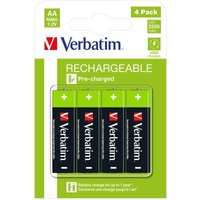 Aa Wiederaufladbare Batterien 4er Pack/HR6 - Verbatim Aa Wiederaufladbare Batterien 4er Pack/HR6 - Verbatim von Verbatim