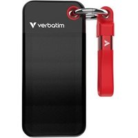 Pocket ssd usb 3.2 Gen 2 1TB Black/Red - Verbatim von Verbatim