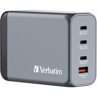 GaN Charger, Power Adapter mit USB-C und USB-A, Schnellladegerät als Mehrfachstecker von Verbatim