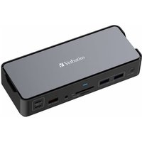 USB-C Pro Dockingstation CDS-15 mit HDMI/DP/RJ45/USB-A/USB-C 32171 von Verbatim