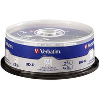 Verbatim 98909 M-DISC Blu-ray Rohling 25GB 25 St. Spindel von Verbatim