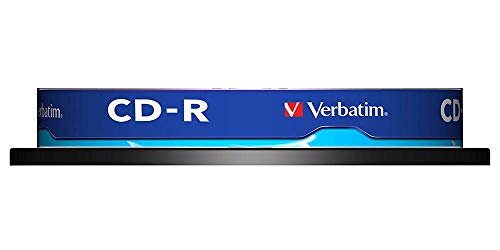 Verbatim CD-R Extra Protection, CD-Rohlinge mit 700 MB Datenspeicher, ideal für Foto- und Video-Aufnahmen, kompatibel mit jedem konventionellen CD-Laufwerk, 10er Pack Spindel von Verbatim