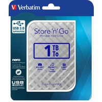 Verbatim Festplatte 1TB USB3.0 Extern,6,35cm(2,5Z) 53197 von Verbatim
