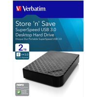 Verbatim Festplatte 2TB USB3.0 Extern,8,89cm(3,5Z) 47683 von Verbatim