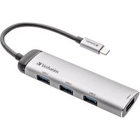 verbatim USB-Hub 4-fach grau verbatim USB-Hub 4-fach grau von Verbatim