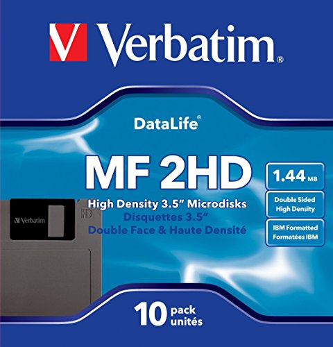 Verbatim MF-2HD Datalife 8,9 cm (3,5 Zoll) Disketten 10er-Pack von Verbatim