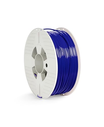 Verbatim PET-G-Filament 3D-Druck, 2,85mm, 1kg, Polyethylenterephthalat-Glykol-Filament zur Materialextrusion, für 3D-Drucker und 3D-Stift, 3D-Drucker-Filament aus PET-G, blau Verbatim PET-G-Filament 3D-Druck, 2,85mm, 1kg, Polyethylenterephthalat-Glykol-Filament zur Materialextrusion, für 3D-Drucker und 3D-Stift, 3D-Drucker-Filament aus PET-G, blau von Verbatim