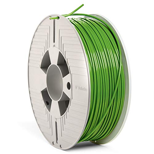 Verbatim PLA-Filament 3D-Druck, 2,85mm, 1kg, Hochleistungs-Polyactid-Filament zur Materialextrusion, für 3D-Drucker und 3D-Stift, 3D-Drucker-Filament aus PLA, 1 Spule 126m, grün von Verbatim
