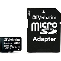 verbatim Speicherkarte microSDXC-Card Premium 64 GB von Verbatim