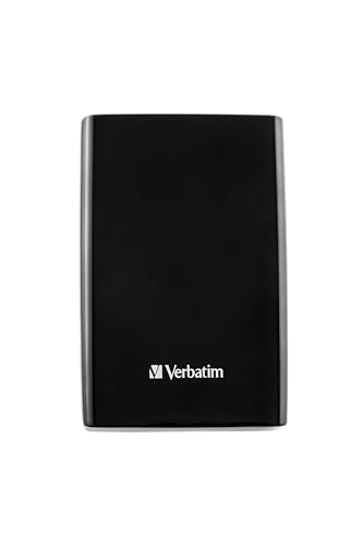 Verbatim Store 'n' Go Slim Portable SSD 256 GB, USB 3.2 Gen 1 SSD, bis 5 Gbit/s mit USB-C Anschluss & Adapter, Nero Backup-Software, Kompakt, leicht & zuverlässig für Mac, PC, Schwarz von Verbatim