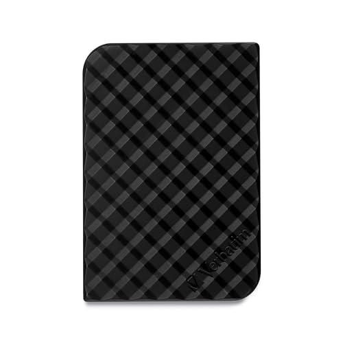 Verbatim Store 'n' Go SuperSpeed, 2 TB, Schwarz geriffelt, Externe Festplatte, USB 3.0, Festplatte extern, für Windows & Mac OS X & Linux, tragbare Festplatte, USB Festplatte von Verbatim