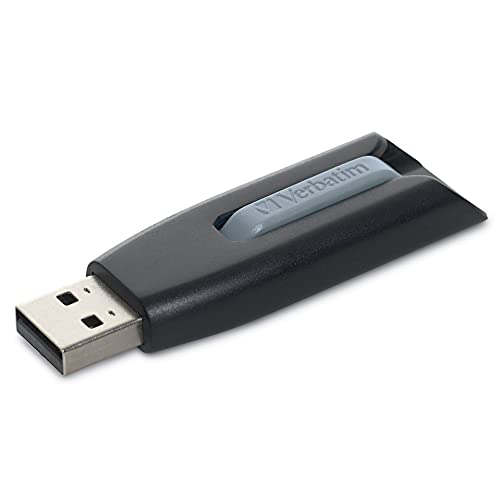 Verbatim Store 'n' Go V3 USB-Stick, USB-3.2 Gen1, 32 GB, Speicherstick mit Schiebemechanismus, USB-3 mit SuperSpeed-Schnittstelle, externer Speicher für Laptop Notebook & Co, schwarz von Verbatim